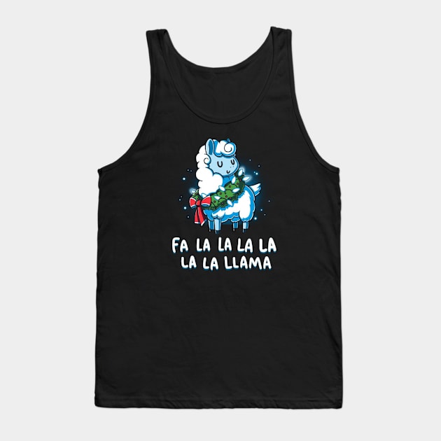 Christmas Llama Tank Top by GLattimore